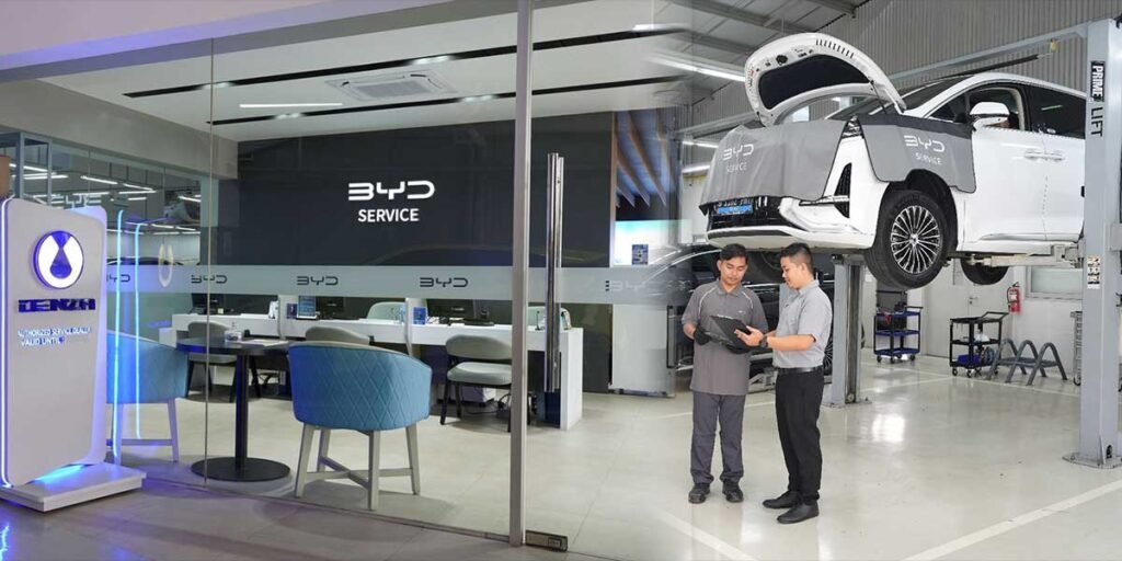 10 Dealer BYD Ditunjuk Sebagai Bengkel Resmi DENZA