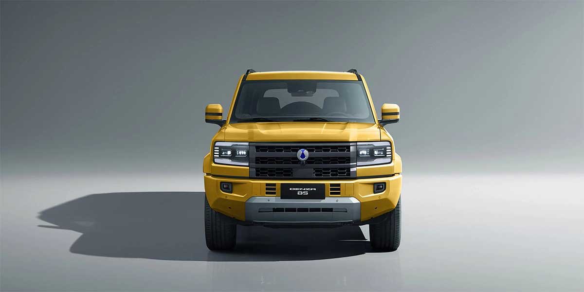 Front grille and headlights in "Mesh" style